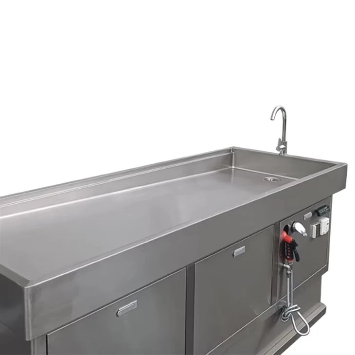 Mortuary Autopsy Dissecting Table